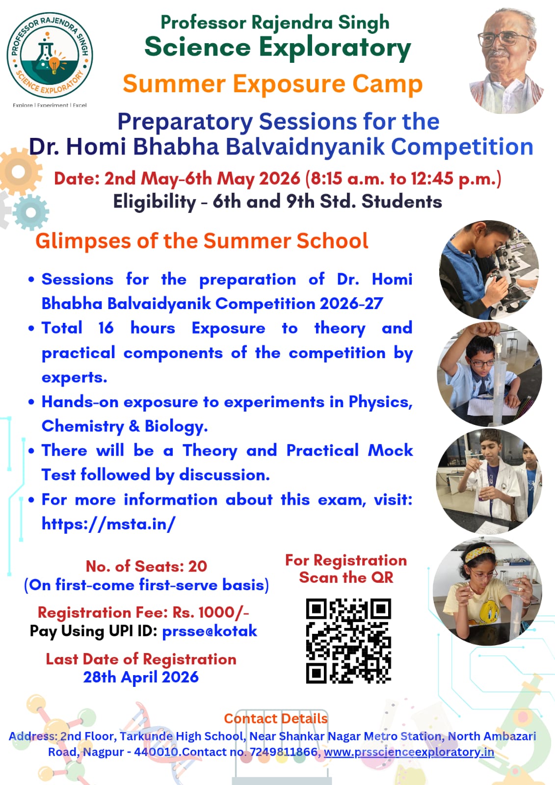 Preparatory Session for the Dr. Homi Bhabda Balvaidnyanik Competition